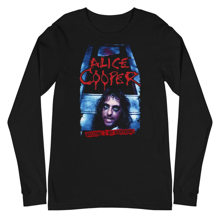 Alice Cooper - Nightmare Long Sleeve T-Shirt - Black