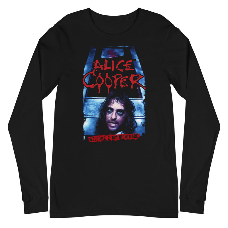 Alice Cooper - Nightmare Long Sleeve T-Shirt - Black