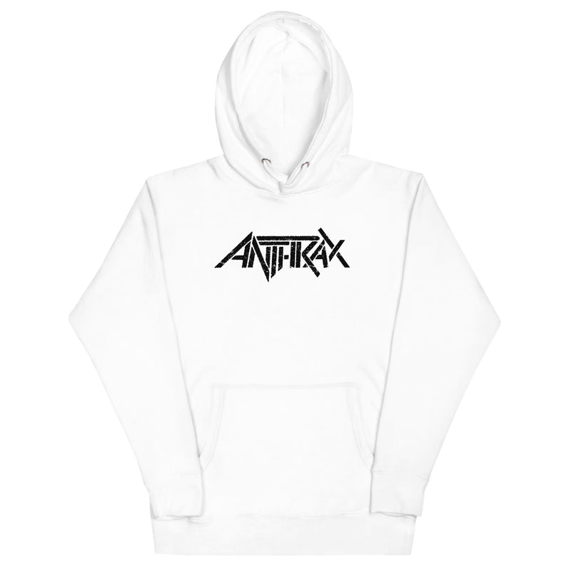Anthrax - Core Logo Hoodie - White