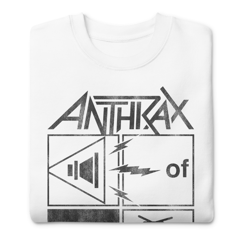Anthrax - Frequency Sweatshirt - White