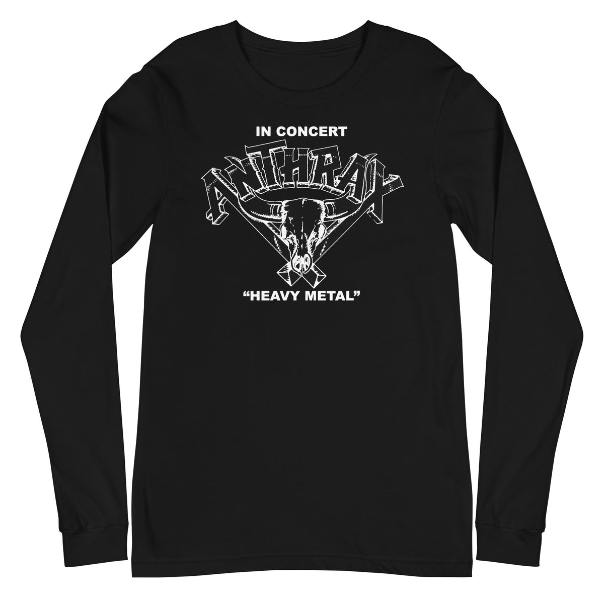 Anthrax - Heavy Metal Long Sleeve T-Shirt - Black