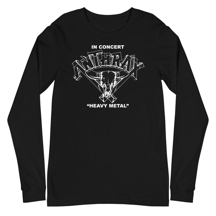 Anthrax - Heavy Metal Long Sleeve T-Shirt - Black