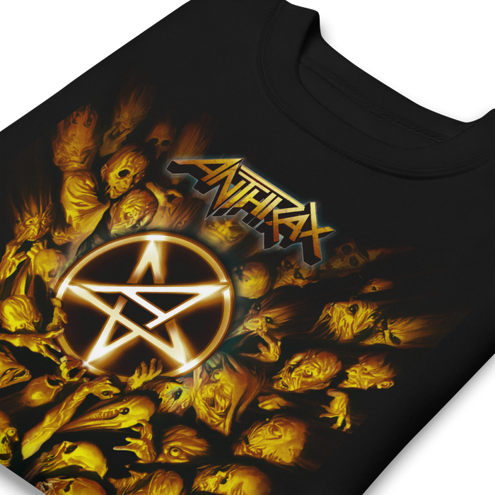 Anthrax - Pentagram Logo Sweatshirt - Black