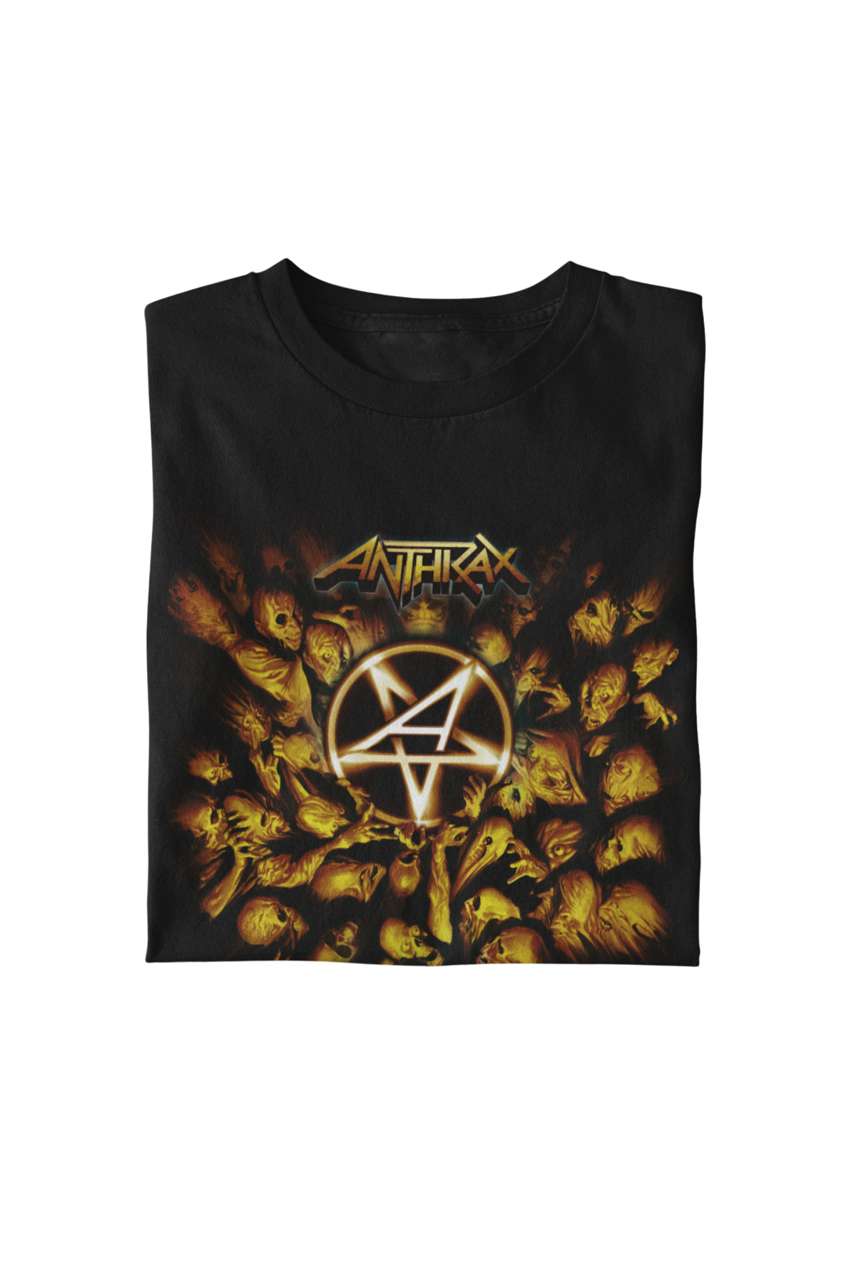 Anthrax - Pentagram Logo T-Shirt - Black