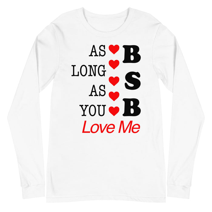 Backstreet Boys - As Long as You Love Me Long Sleeve T-Shirt - White