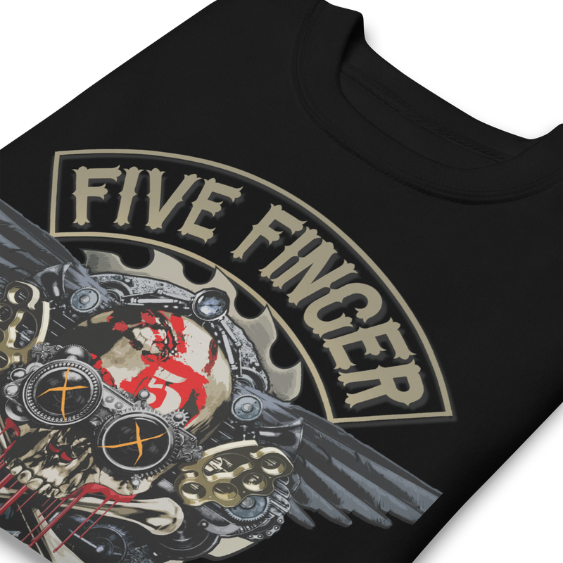 Five Finger Death Punch - Crossbones Sweatshirt - Black