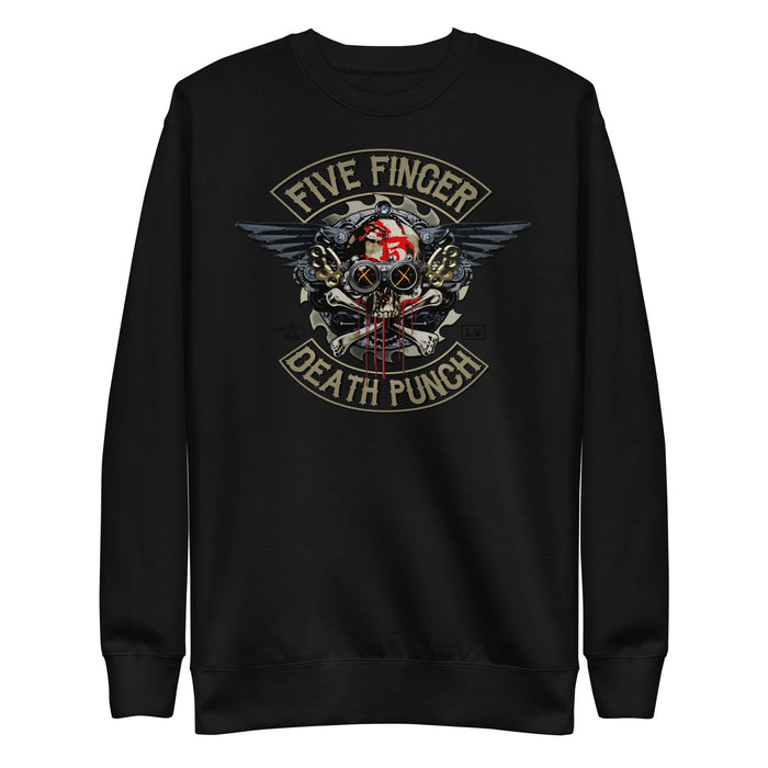 Five Finger Death Punch - Crossbones Sweatshirt - Black