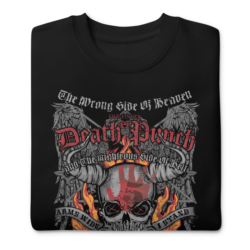 Five Finger Death Punch - Wrong or Righteous Sweatshirt - Black