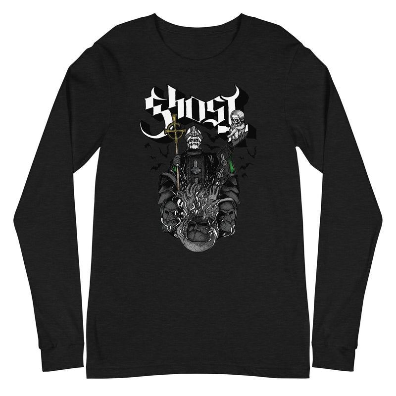 Ghost - Darkness Awaits Long Sleeve T-Shirt - Black