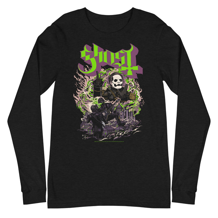 Ghost - Graveyard Long Sleeve T-Shirt - Black