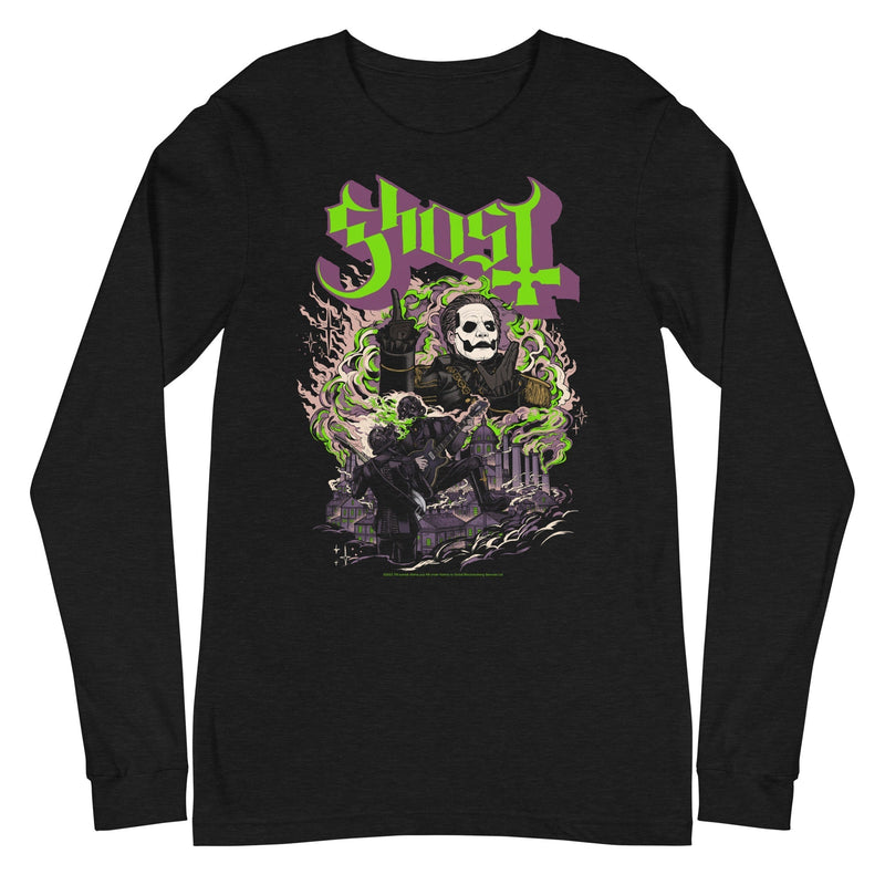 Ghost - Graveyard Long Sleeve T-Shirt - Black