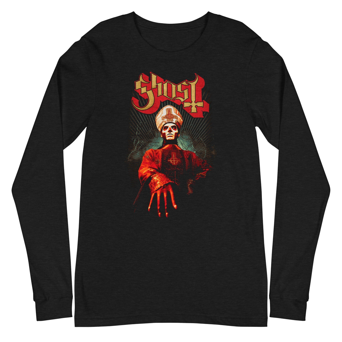 Ghost - Kiss the Ring Long Sleeve T-Shirt - Black