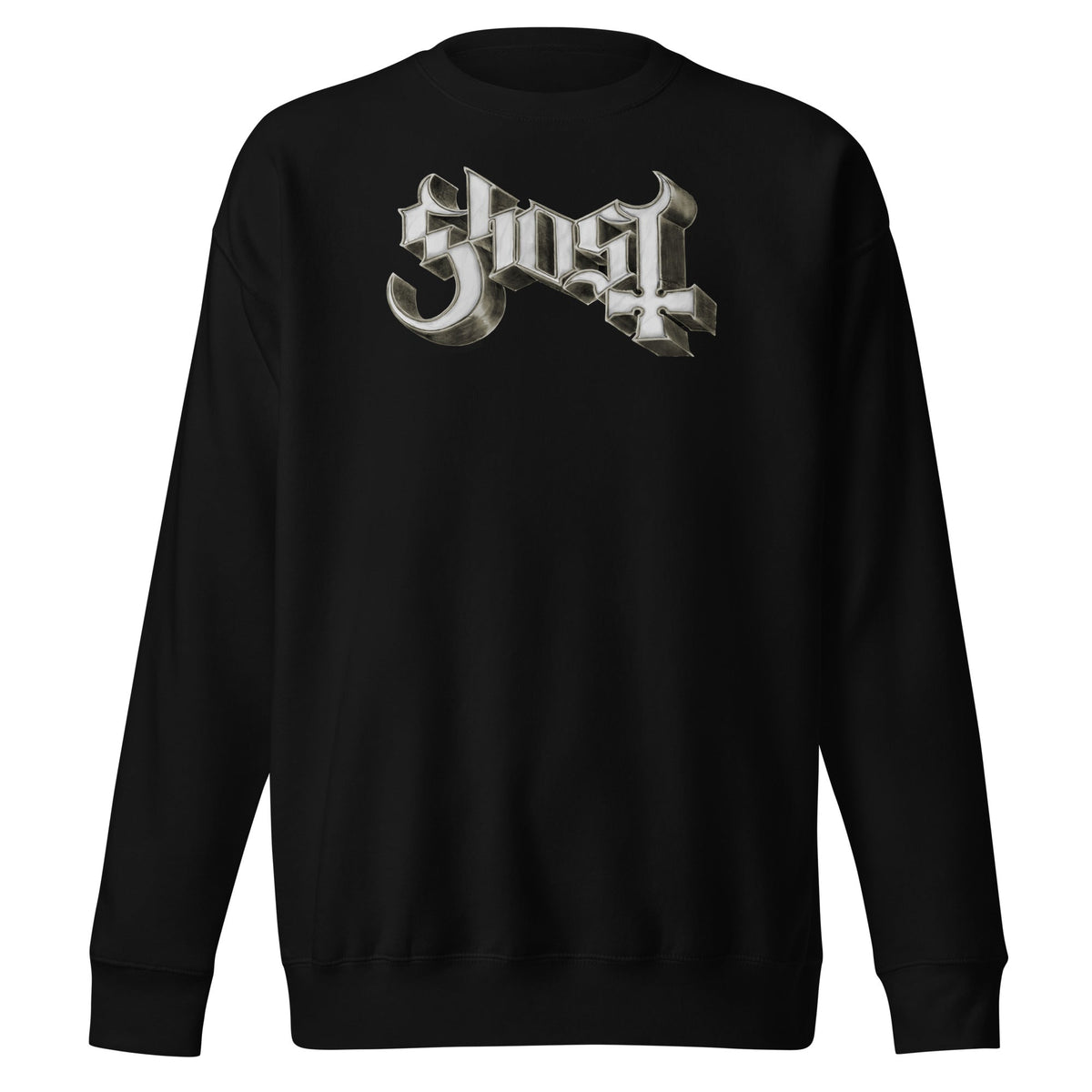 Ghost - Sliver Logo Sweatshirt - Black