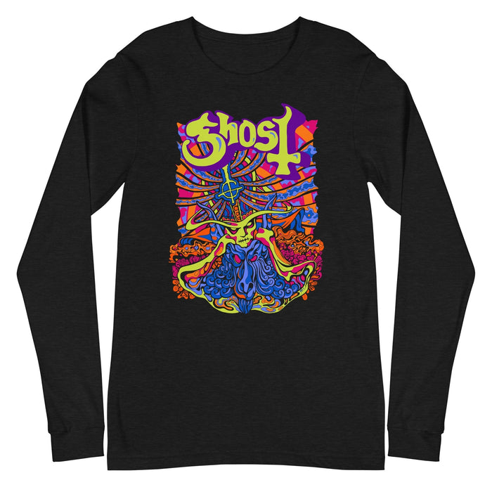 Ghost - Stained Glass Long Sleeve T-Shirt - Black