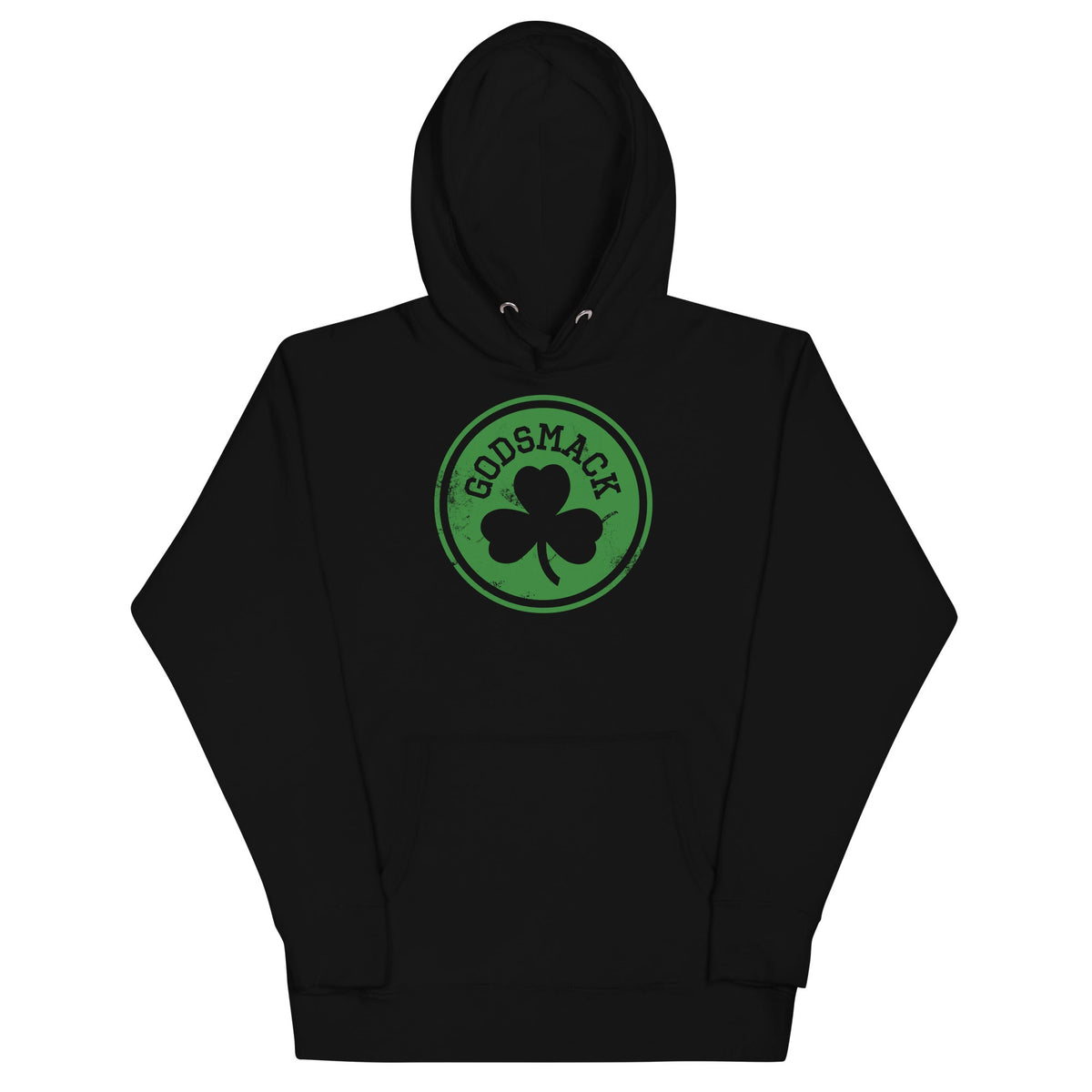 Godsmack - Green Shamrock Hoodie - Black