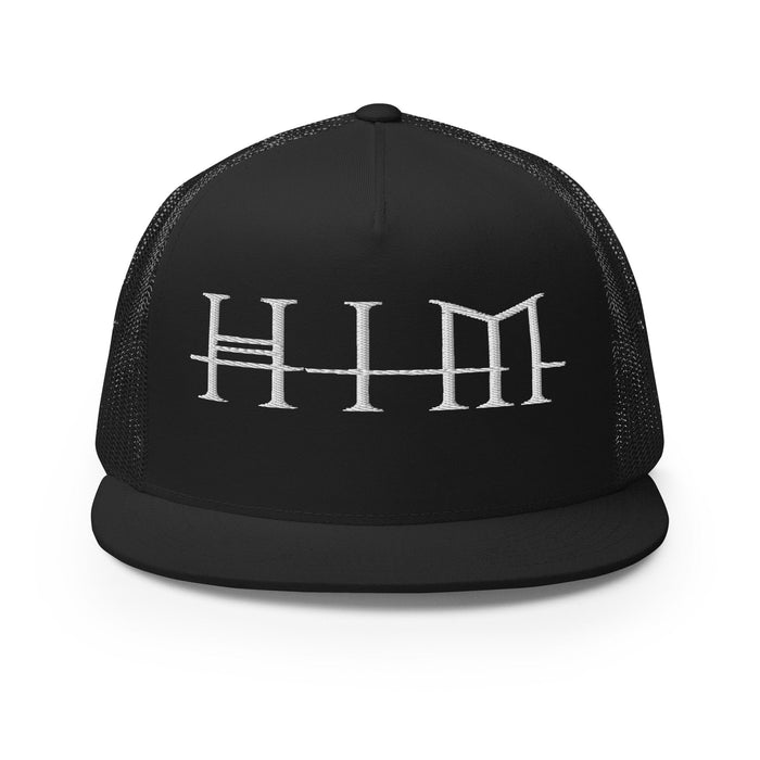 HIM - Classic Logo Embroidered Trucker Hat -