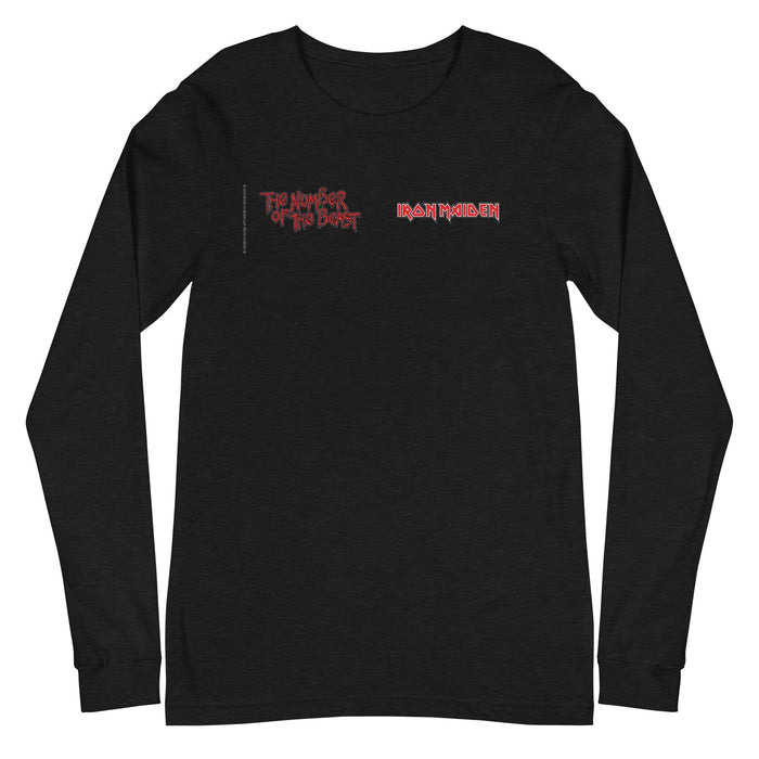 Iron Maiden - Beast Logo Long Sleeve T-Shirt - Black