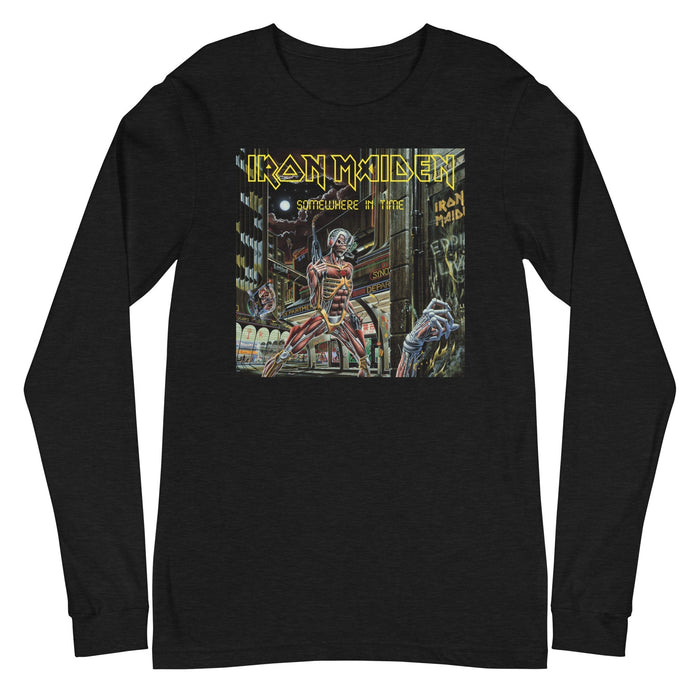 Iron Maiden - Times City Long Sleeve T-Shirt - Black