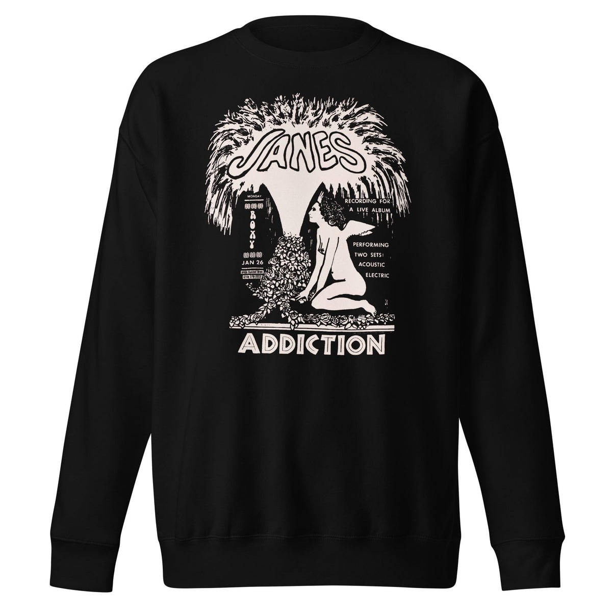 Jane's Addiction - Roxy Live Sweatshirt - Black