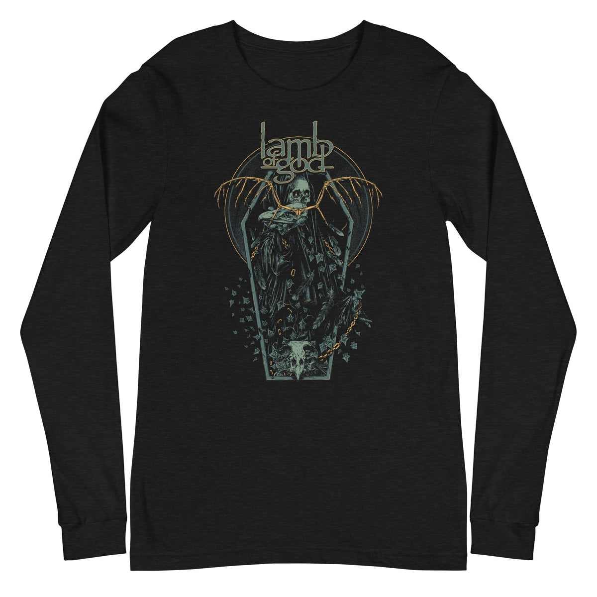 Lamb of God - Casket Long Sleeve T-Shirt - Black
