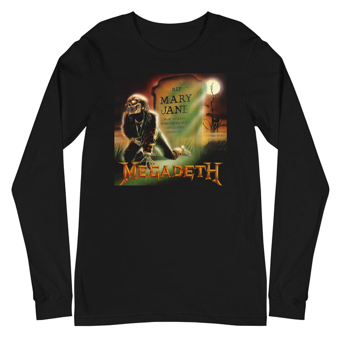 Megadeth - R.I.P. Mary Jane Long Sleeve T-Shirt - Black