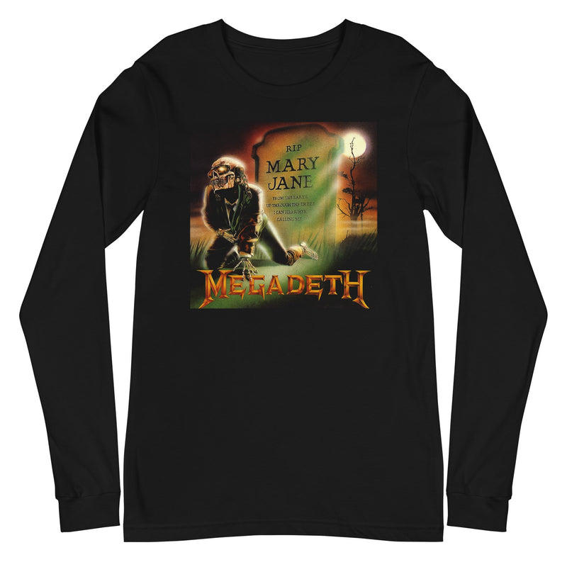 Megadeth - R.I.P. Mary Jane Long Sleeve T-Shirt - Black