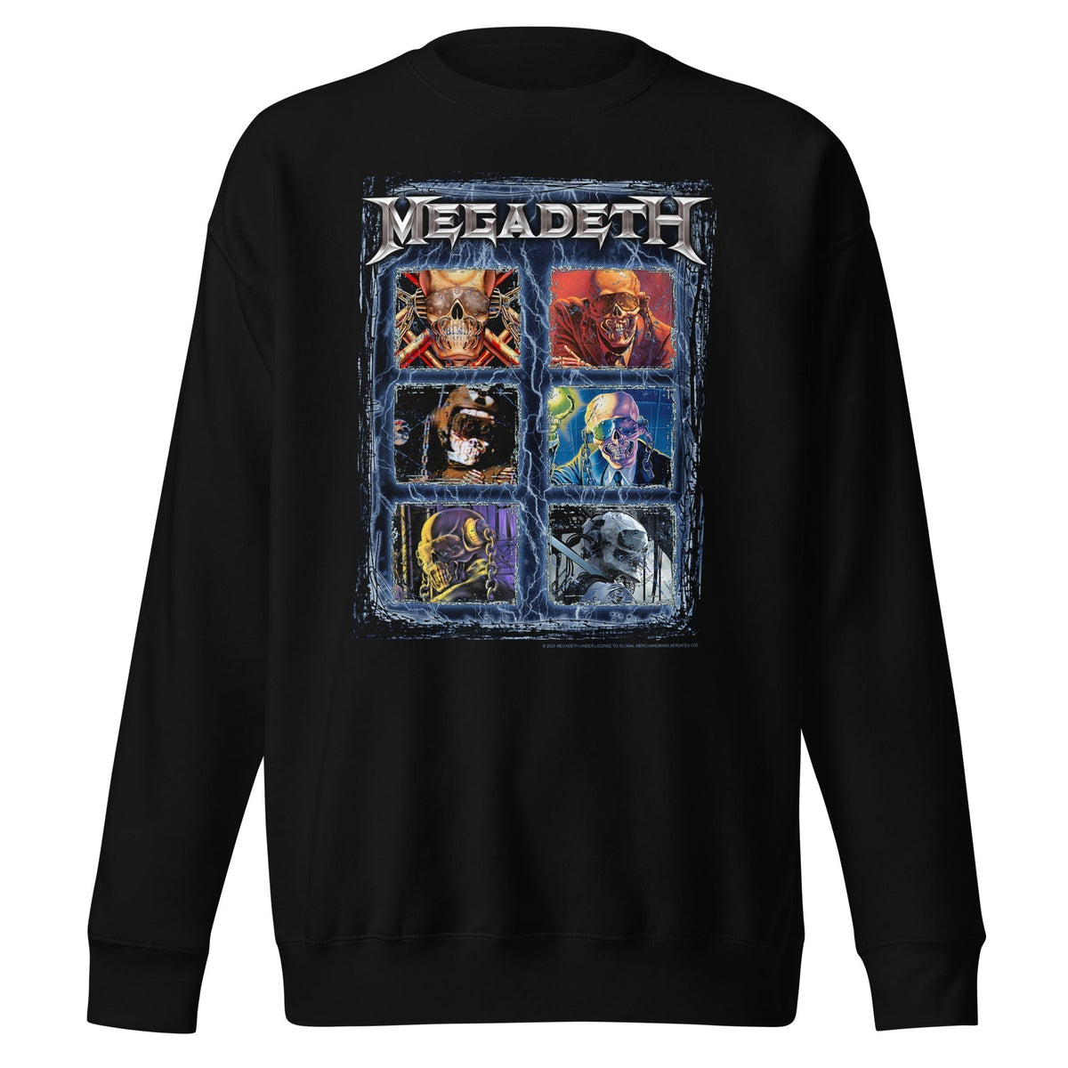 Megadeth - Six Vics Sweatshirt - Black