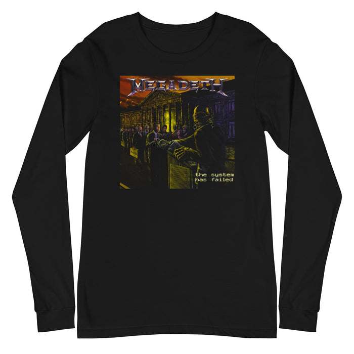 Megadeth - The System Has Failed Long Sleeve T-Shirt - Black