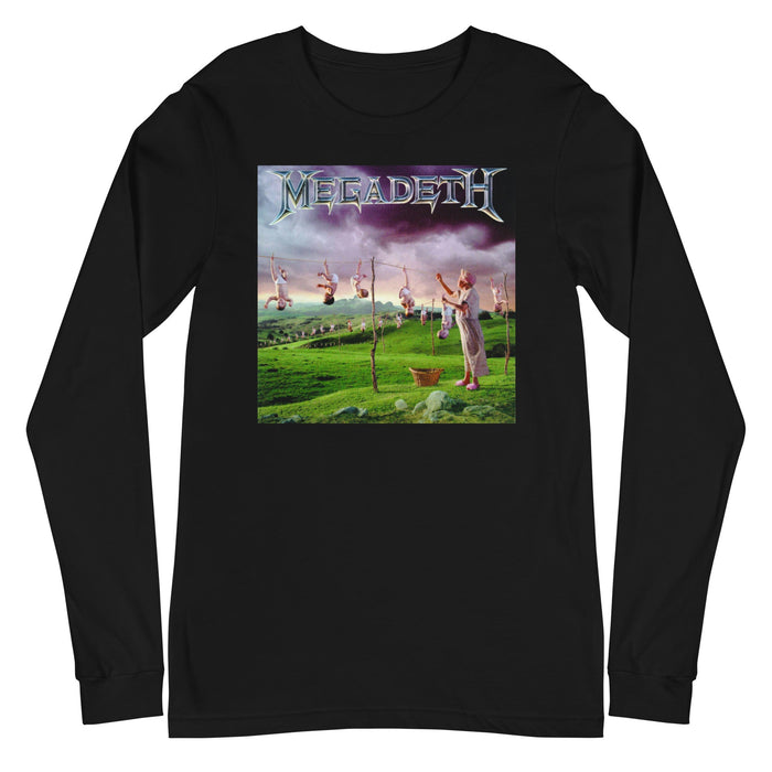 Megadeth - Youthanasia Long Sleeve T-Shirt - Black