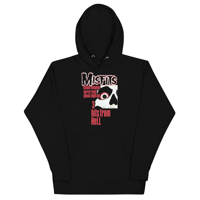 Misfits - 3 Hits From Hell Hoodie - Black
