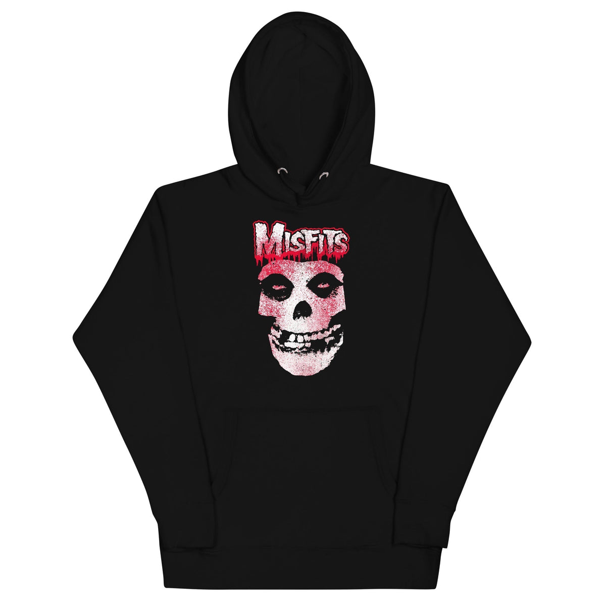 Misfits - Tagged Skull Hoodie - Black