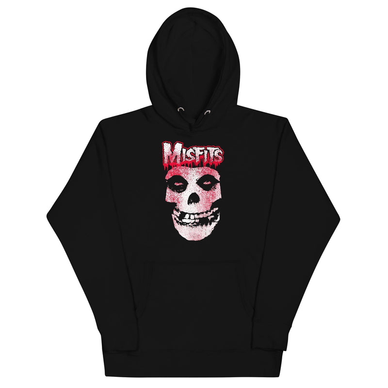 Misfits - Tagged Skull Hoodie - Black