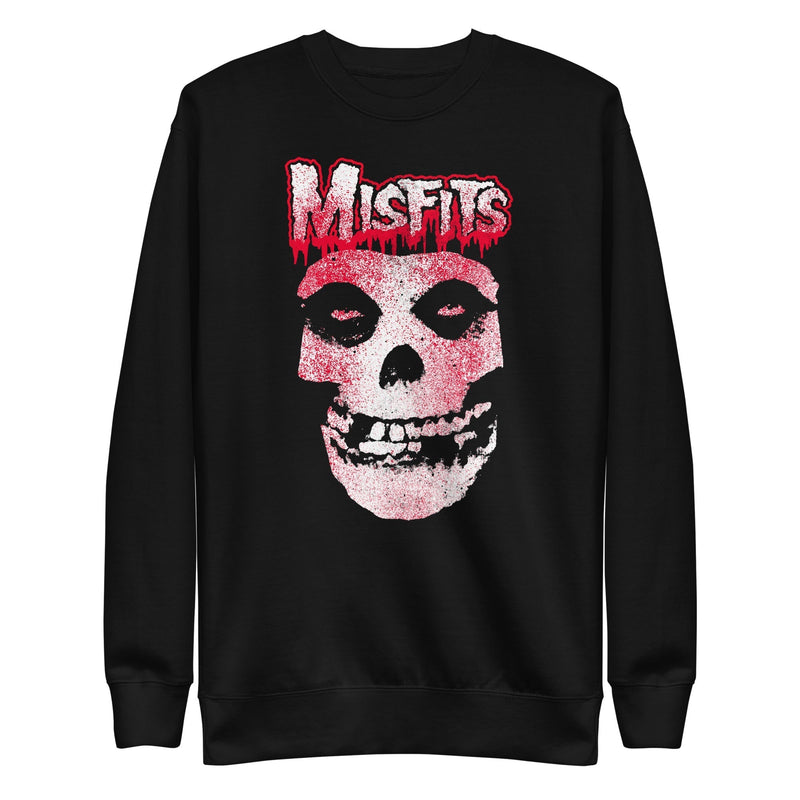 Misfits - Tagged Skull Sweatshirt - Black