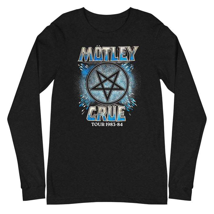 Motley Crue - 83-84 Tour Long Sleeve T-Shirt - Black