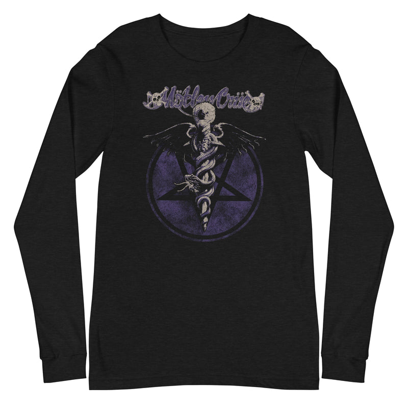 Motley Crue - Dark Doctor Long Sleeve T-Shirt - Black