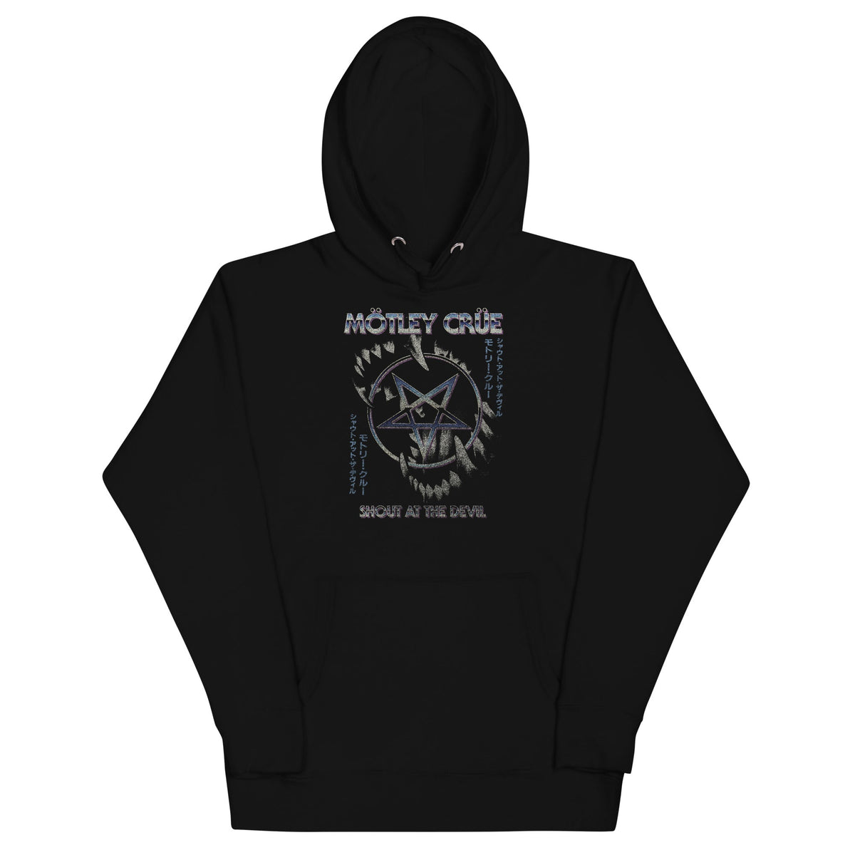 Motley Crue - Pentagram Hoodie - Black