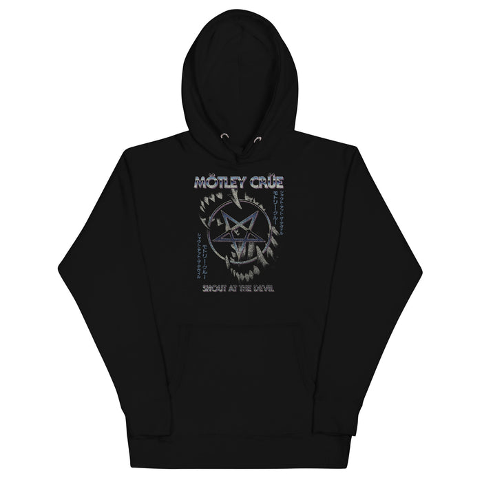 Motley Crue - Pentagram Hoodie - Black