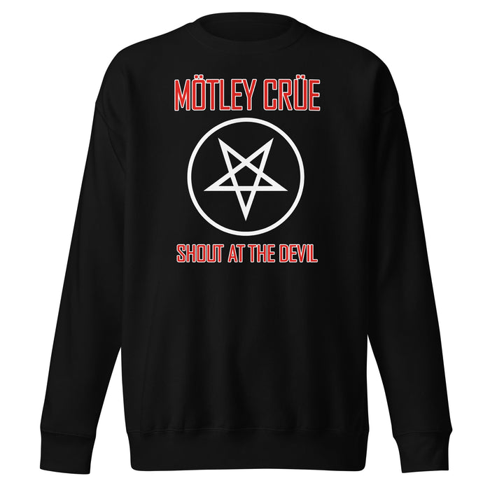 Motley Crue - Pentagram Shout Sweatshirt - Black
