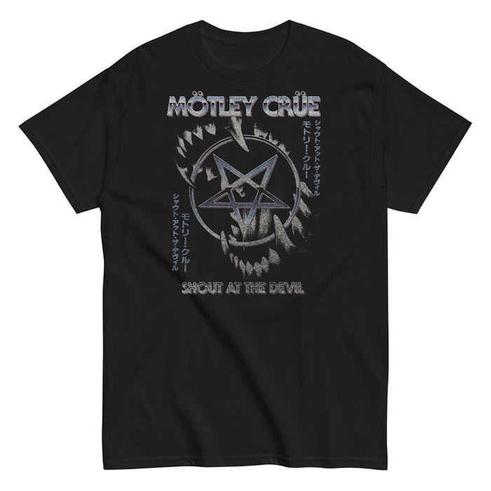Motley Crue - Pentagram T-Shirt - Black