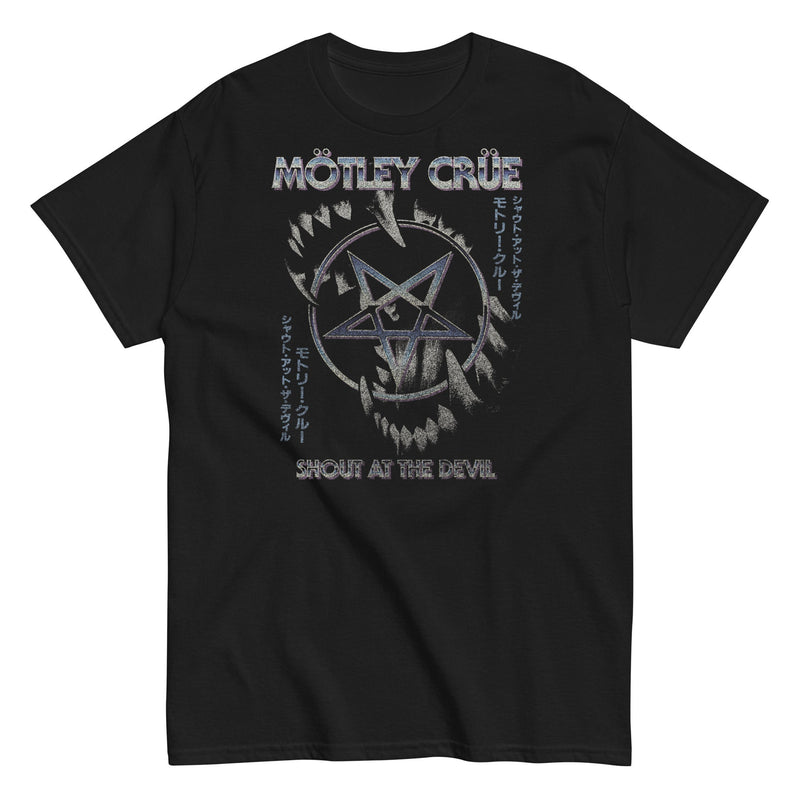 Motley Crue - Pentagram T-Shirt - Black
