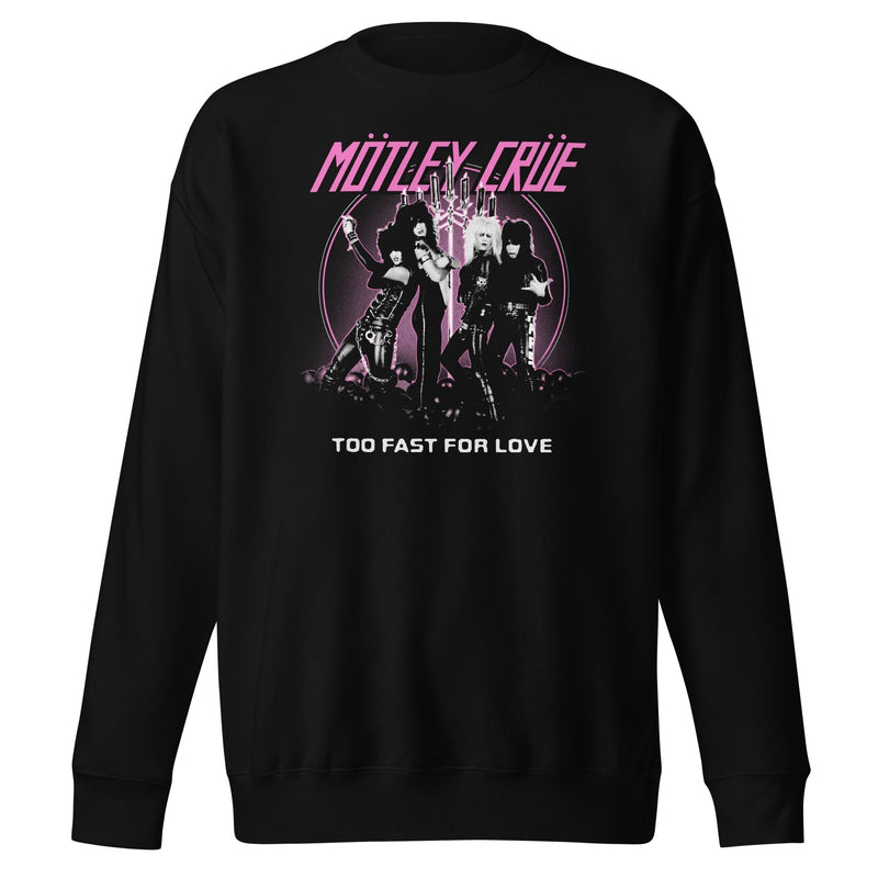Motley Crue - Too Fast for Love Sweatshirt - Black