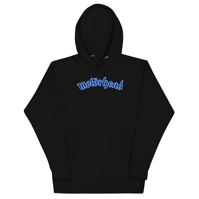 Motorhead - Neon Blue Moon Hoodie - Black