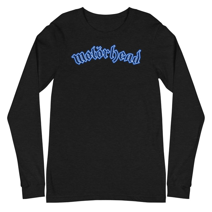 Motorhead - Neon Blue Moon Long Sleeve T-Shirt - Black