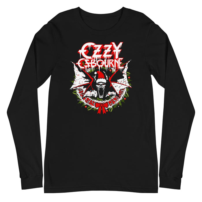 Ozzy Osbourne - Christmas Long Sleeve T-Shirt - Black