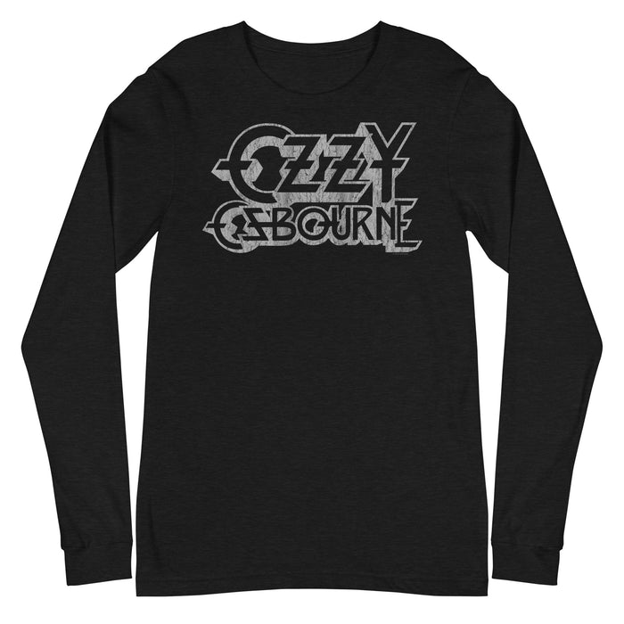 Ozzy Osbourne - Core Logo Long Sleeve T-Shirt - Black