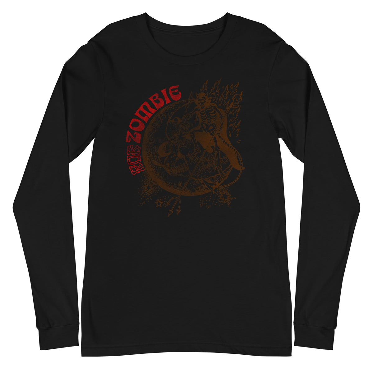Rob Zombie - Red Rob Long Sleeve T-Shirt - Black