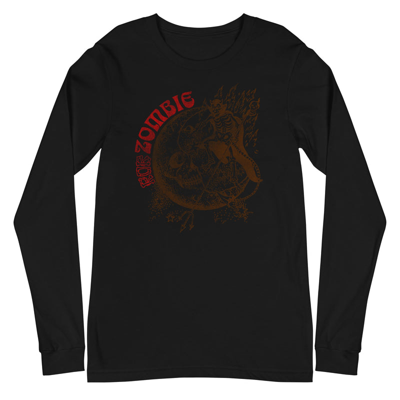 Rob Zombie - Red Rob Long Sleeve T-Shirt - Black