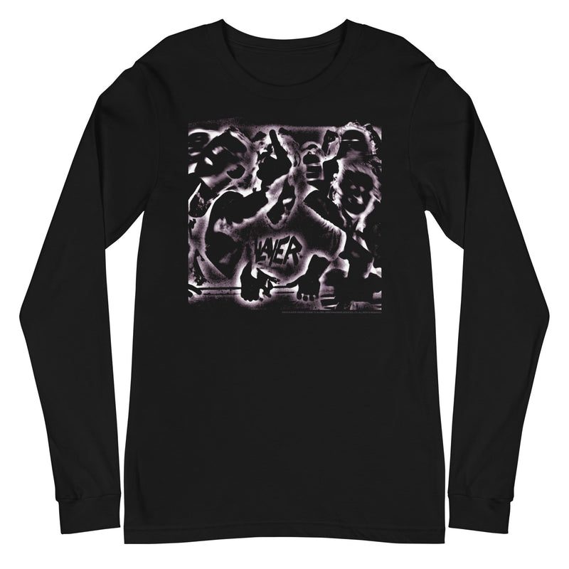 Slayer - Abstract Logo Long Sleeve T-Shirt - Black