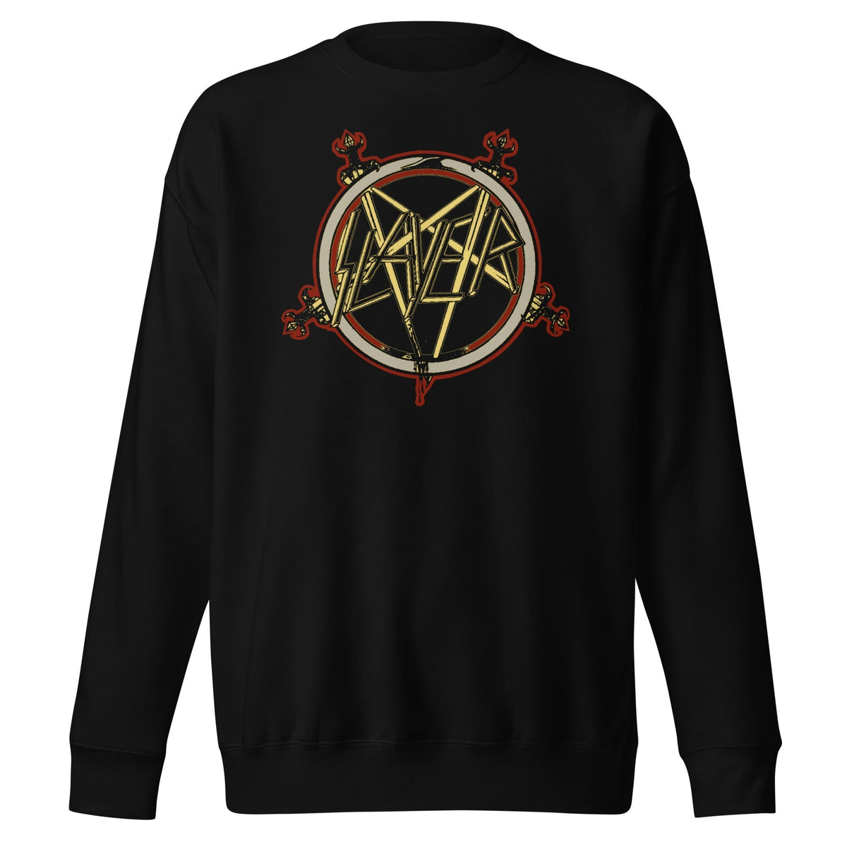 Slayer - Pentagram Logo Sweatshirt - Black