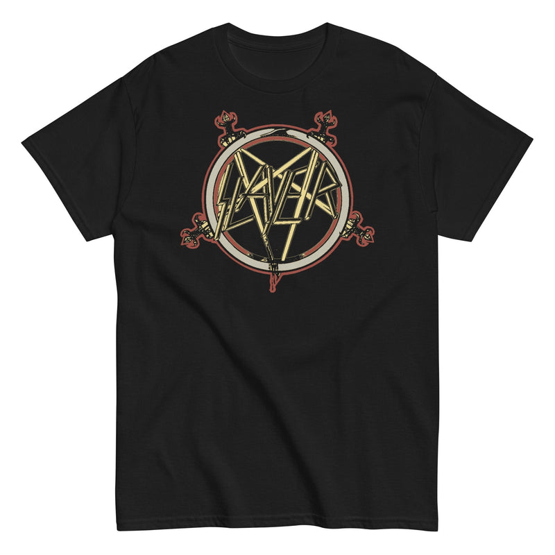 Slayer - Pentagram Logo T-Shirt - Black
